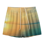 Sunrise Beach Print Mesh Shorts