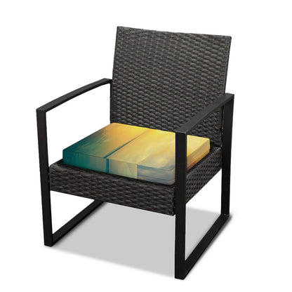 Sunrise Beach Print Outdoor Seat Cushion Cover