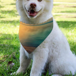Sunrise Beach Print Over The Collar Dog Bandana