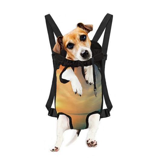 Sunrise Beach Print Pet Carrier Backpack