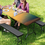 Sunrise Beach Print Picnic Table Cover