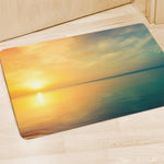 Sunrise Beach Print Polyester Doormat