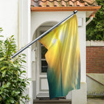 Sunrise Beach Print Polyester Flag