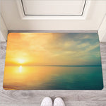 Sunrise Beach Print Rubber Doormat