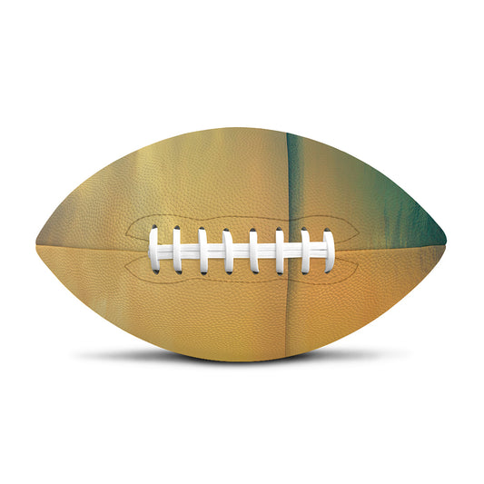 Sunrise Beach Print Rugby Ball