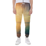 Sunrise Beach Print Scuba Joggers