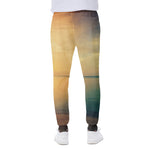 Sunrise Beach Print Scuba Joggers