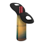 Sunrise Beach Print Single Neoprene Wine Tote