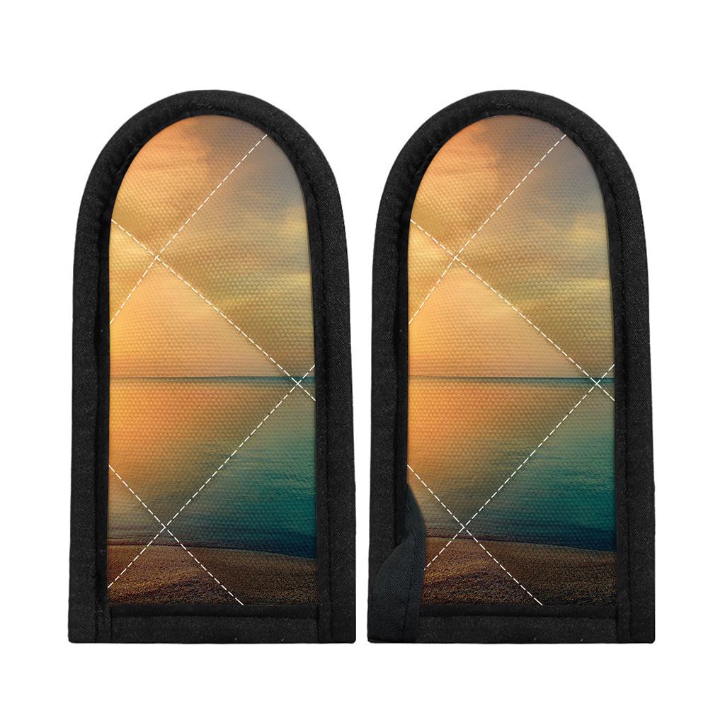 Sunrise Beach Print Skillet Handle Cover
