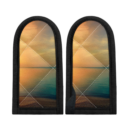 Sunrise Beach Print Skillet Handle Cover
