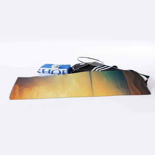 Sunrise Beach Print Sports Towel