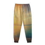 Sunrise Beach Print Sweatpants
