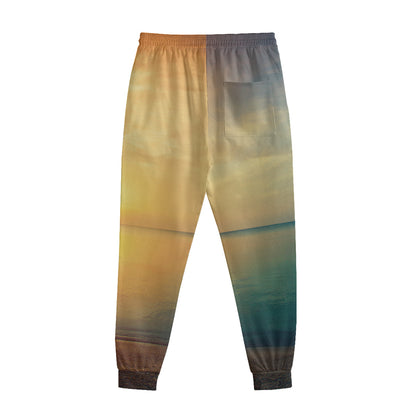 Sunrise Beach Print Sweatpants