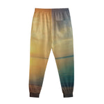 Sunrise Beach Print Sweatpants
