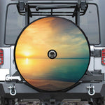 Sunrise Beach Print Tire Cover With Camera Hole
