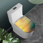 Sunrise Beach Print Toilet Lid Cover