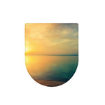 Sunrise Beach Print Toilet Lid Cover