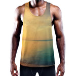 Sunrise Beach Print Training Tank Top