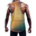 Sunrise Beach Print Training Tank Top