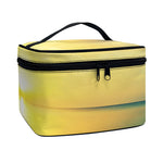 Sunrise Beach Print Travel Makeup Bag