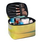 Sunrise Beach Print Travel Makeup Bag