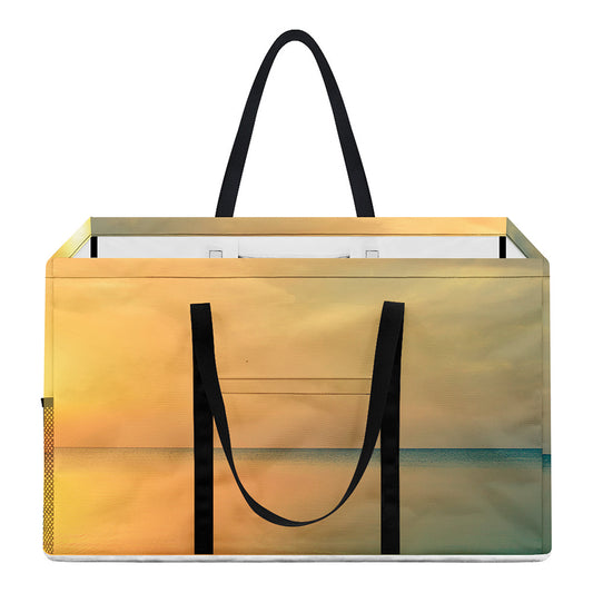 Sunrise Beach Print Utility Tote Bag