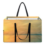 Sunrise Beach Print Utility Tote Bag