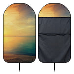 Sunrise Beach Print Waterproof Car Seat Cover