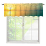 Sunrise Beach Print Window Valance