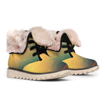 Sunrise Beach Print Winter Boots