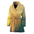 Sunrise Beach Print Women's Bathrobe