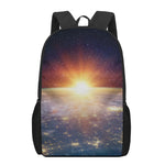 Sunrise Earth Print 17 Inch Backpack