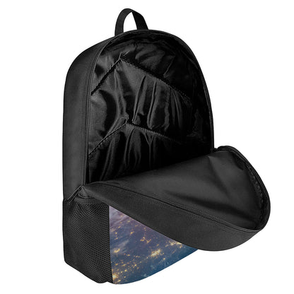 Sunrise Earth Print 17 Inch Backpack
