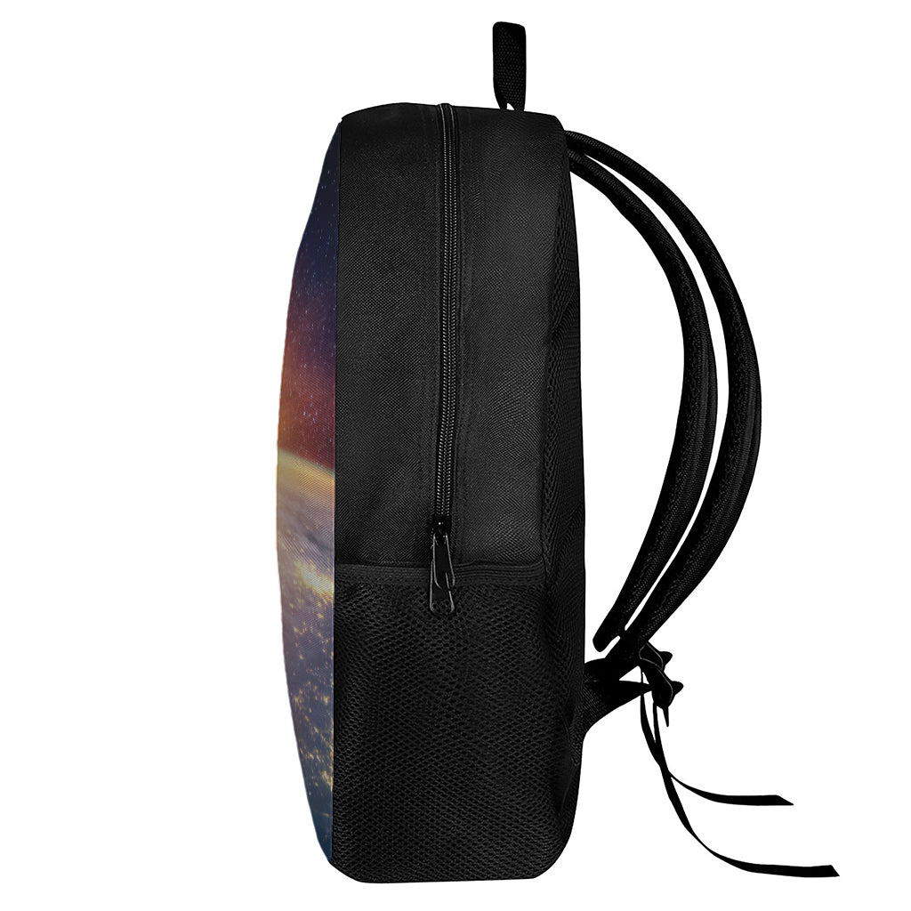 Sunrise Earth Print 17 Inch Backpack