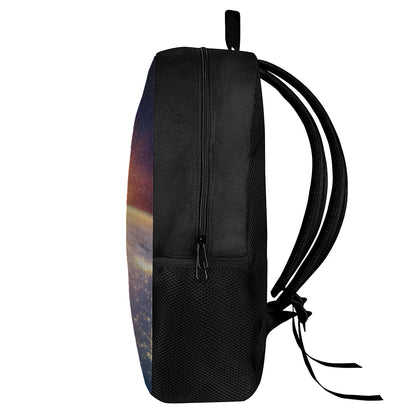 Sunrise Earth Print 17 Inch Backpack