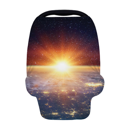 Sunrise Earth Print Baby Seat Cover