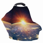 Sunrise Earth Print Baby Seat Cover