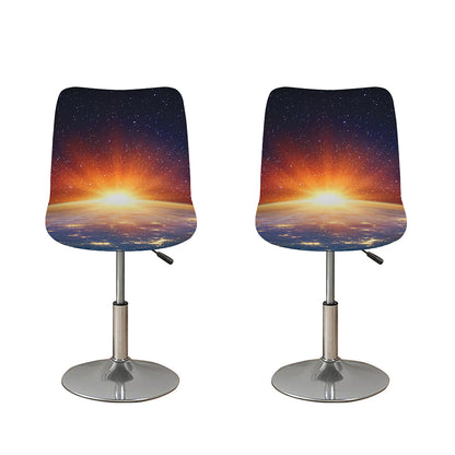Sunrise Earth Print Bar Stool Covers