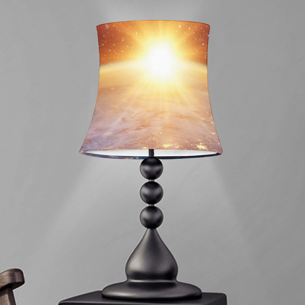 Sunrise Earth Print Bell Lamp Shade