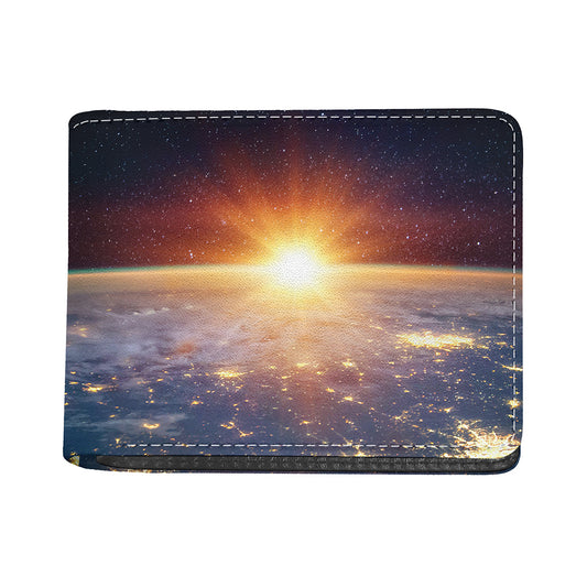 Sunrise Earth Print Bifold Wallet