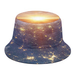 Sunrise Earth Print Bucket Hat