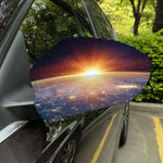 Sunrise Earth Print Car Side Mirror Covers