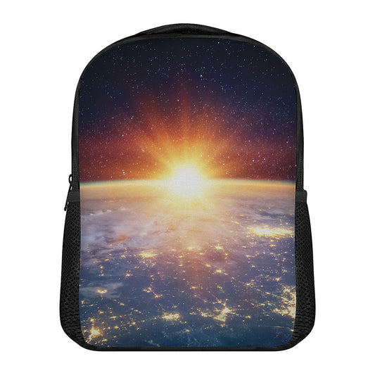 Sunrise Earth Print Casual Backpack