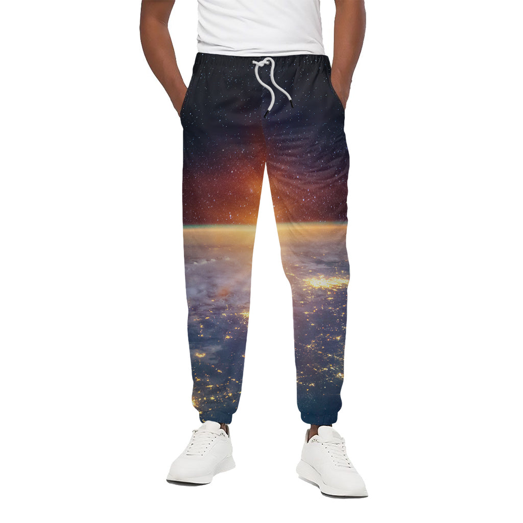 Sunrise Earth Print Cotton Pants