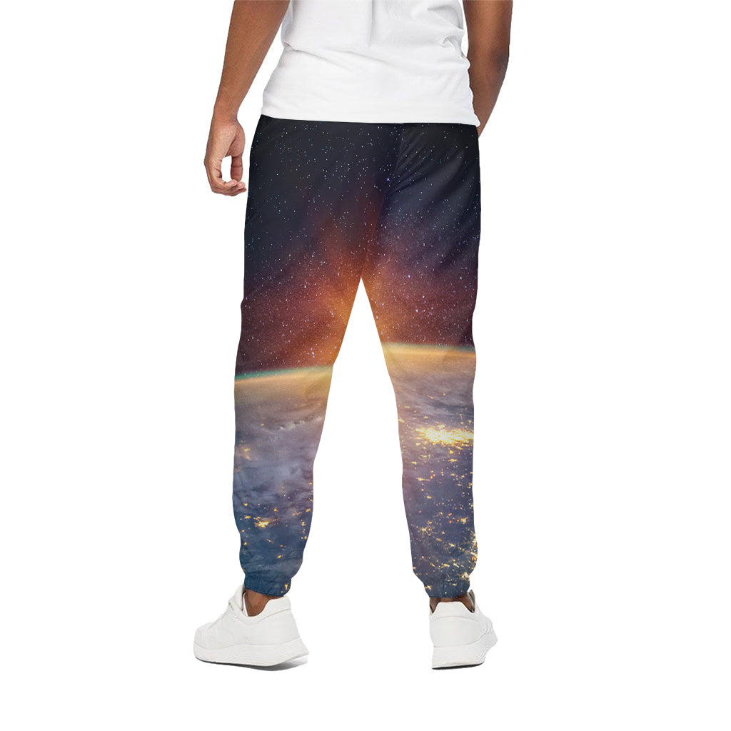 Sunrise Earth Print Cotton Pants