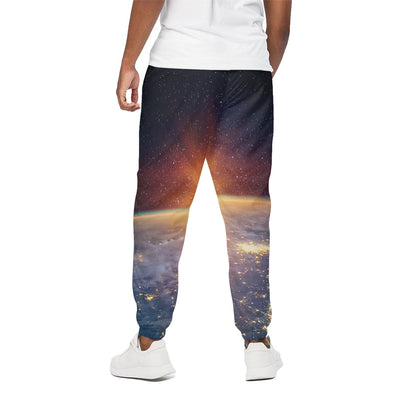 Sunrise Earth Print Cotton Pants