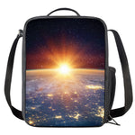 Sunrise Earth Print Crossbody Lunch Bag