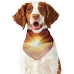 Sunrise Earth Print Dog Bandana