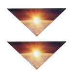Sunrise Earth Print Dog Bandana
