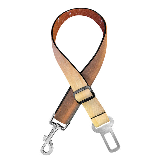 Sunrise Earth Print Dog Seat Belt